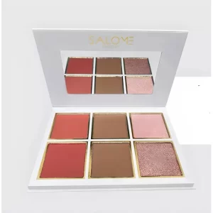 paleta doble Salome (blush, contorno e iluminador)